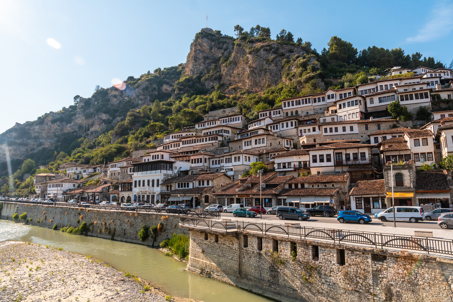 Historic town of Berat in Albania